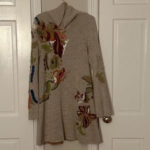 Anthropology knitted sweater dress